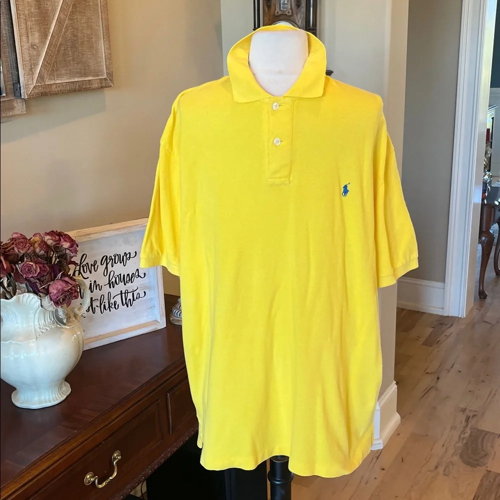 Ralph Lauren Bright Yellow Polo Shirt